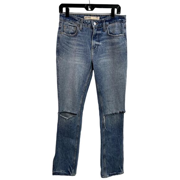 GRLFND Hailey Low Rise Slim Boot Cut Jeans in Melrose Size 26 - Picture 1 of 4